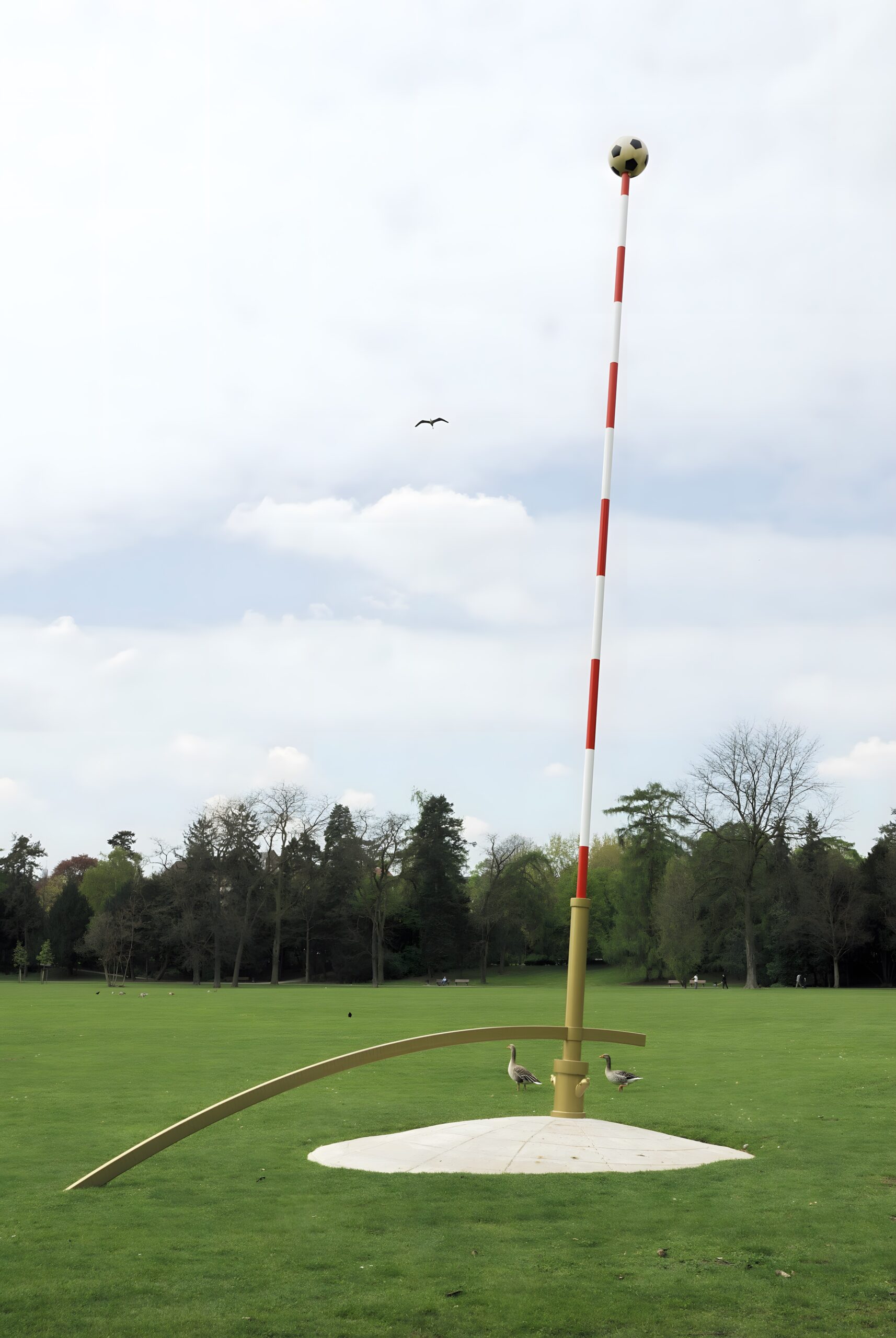 Elfmeterpunkt Frankfurt Ostpark