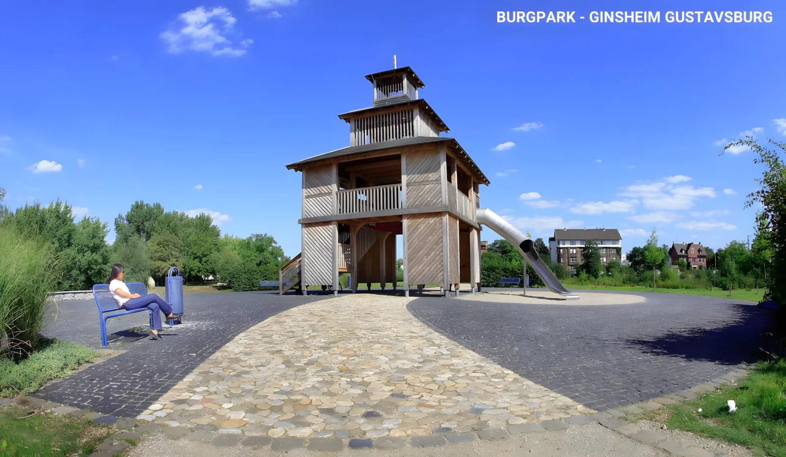 Burgpark und Torturm, Ginsheim-Gustavsburg