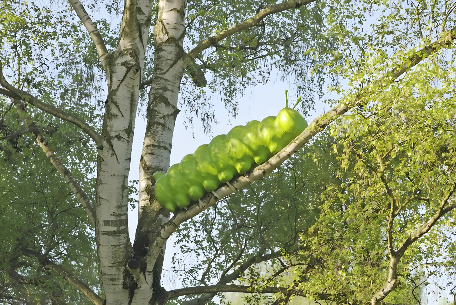 Wächters Komische Baumkunst: Die dicke Raupe