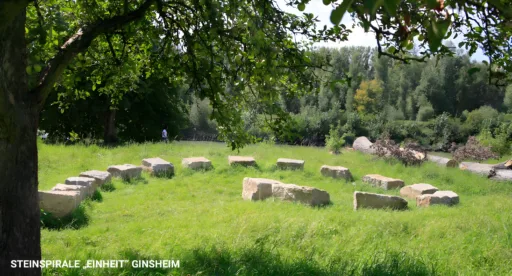Steinkreis einheit ginsheim spirale