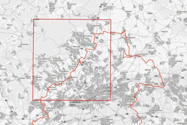 Übersicht freizeitkarte taunushang